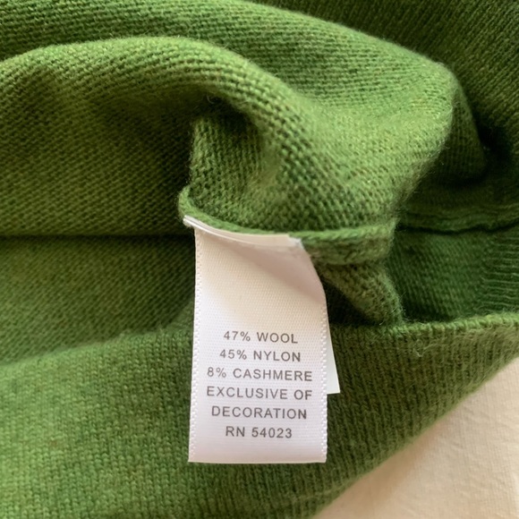Banana Republic - Sweater Vest Wool/Cashmere - size XS - Green - Picture 3 of 6